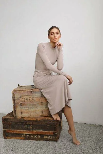Sous jupe basic luxe fawn