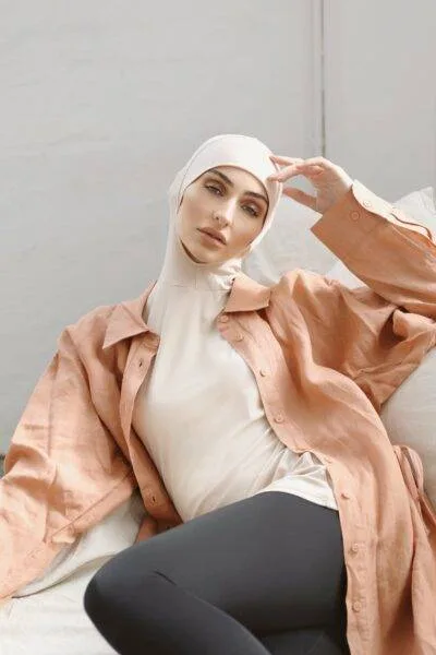 Top a cagoule sans manche luxe clay