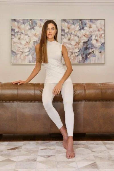 Legging basic luxe sand