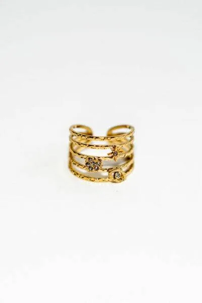 Bague heart gold