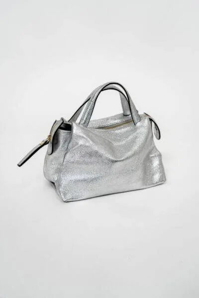 Sac cuir cosmos gris