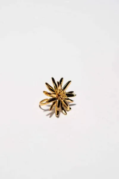 Bague flower gold