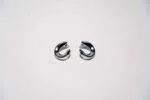 Boucles d'oreille minimal silver