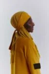 Hijab en tulle lycra orange